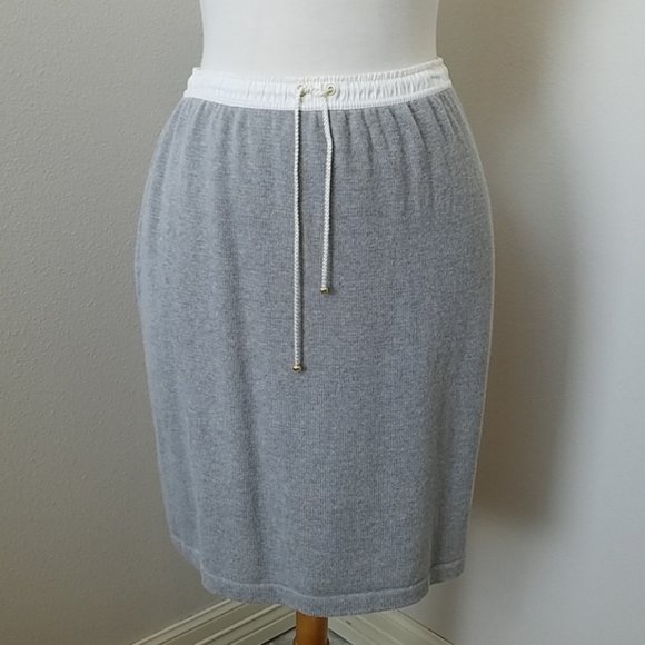 St. John Sport by Marie Gray Dresses & Skirts - Vintage St. John Sport Grey Knit Skirt